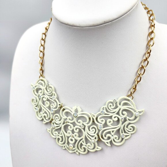 Claire's Jewelry - White Metal Fairy Necklace